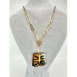 Rose Kare Uzun Kolye